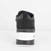 Immagine di SLIP ON NERA CON ZEPPA,  STRASS E  ZIP LATERALE
