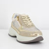 Immagine di DETTAGLI - Chunky sneaker beige con strass e sottopiede in pelle