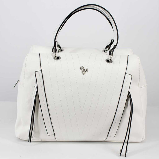 Immagine di GIANMARCO VENTURI - Handbag trapuntata con due tasche frontali