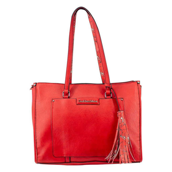 Immagine di GIANMARCO VENTURI - Shopping bag con pennacchio a frange