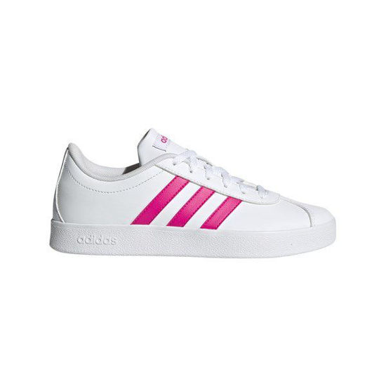 Immagine di ADIDAS - SCARPA VL COURT 2.0 GS 3%-7 WHT-PINK-WHT