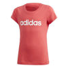 Immagine di ADIDAS  -  T-SHIRT JR MM LIN TEE PINK-WHITE