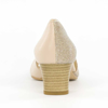 Immagine di CHIARA COMFORT - Déccoleté open toe gliiterata MADE IN ITALY, tacco 5cm