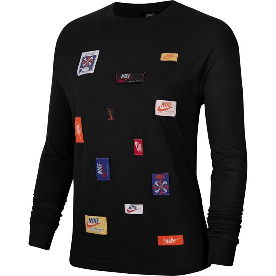 Immagine di NIKE - SWEAT NSW ICN CLSH LS TOP BLACK