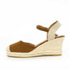 Immagine di VANILLA PUNK- Espadrillas con cinturino alla caviglia, zeppa 8cm