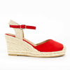 Immagine di VANILLA PUNK- Espadrillas con cinturino alla caviglia, zeppa 8cm