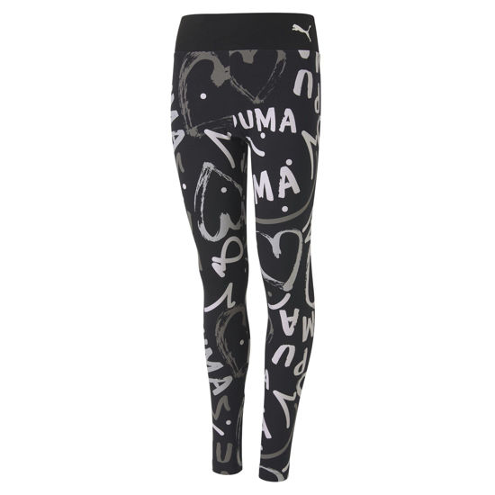 Immagine di PUMA  -  LEGGINGS JR ALPHA AOP LEGGINGS AOP BLACK