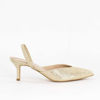 Immagine di MISS GLOBO - Décolleté slingback con scollo a V, tacco 6cm MADE IN ITALY