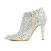 Immagine di MISS GLOBO- Ankle boots a punta glitterati, MADE IN ITALY, tacco 10,5CM