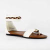 Immagine di MY JEWELS - Sandalo infradito con fascie alla caviglia