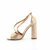 Immagine di MISS GLOBO- Sandalo in glitter con sottopiede in VERA PELLE, tacco 10,7CM