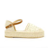 Immagine di VANILLA PUNK- Espadrillas in pizzo flatform corda con fibbia