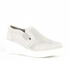 Immagine di LOOKFOOT- Slip-on traforata con strass  e sottopiede in pelle