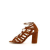 Immagine di MISS GLOBO- Sandalo lace up con sottopiede in VERA PELLE e tacco 9CM