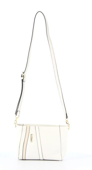 Immagine di LANCETTI- Tracolla con fasce e logo verticale