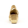 Immagine di WRANGLER- Espadrillas con fondo corda intrecciata e sottopiede in VERA PELLE, zeppa 6,5CM