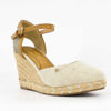 Immagine di WRANGLER- Espadrillas con cinturino alla caviglia, zeppa 9,5CM