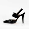 Immagine di MISS GLOBO- Décolleté slingback con fibbia e sottopiede in VERA PELLE, MADE IN ITALY, tacco 11,5CM