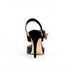 Immagine di MISS GLOBO- Décolleté slingback con fibbia e sottopiede in VERA PELLE, MADE IN ITALY, tacco 11,5CM