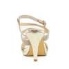 Immagine di DIVAS- Sandalo gioiello con fascia strass e lurex a S, tacco 9,5CM