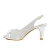 Immagine di DIVAS- Décolleté spuntata slingback con lurex e strass, tacco 8,5CM