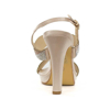 Immagine di DIVAS- Sandalo gioiello con doppia fascia strass ondulata, tacco 11,5CM