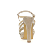 Immagine di DIVAS- Sandalo gioiello multifasce lurex e strass, tacco 12,5CM