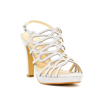 Immagine di DIVAS- Sandalo gioiello traforato slingback con lurex e strass, tacco 11,5CM