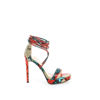 Immagine di EMANUELA P.- Sandalo lace up fantasia pitonata con tacco a stiletto 12,5CM