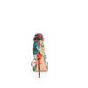 Immagine di EMANUELA P.- Sandalo lace up fantasia pitonata con tacco a stiletto 12,5CM