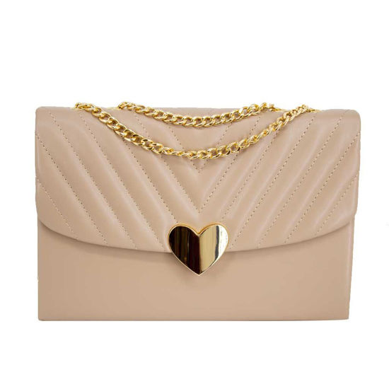 Immagine di MISS GLOBO - Borsa a tracolla con chiusura a cuore