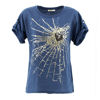 Immagine di BACHATA - TSHIRT MANICA CORTA LAMINATO+CUORE PAJETTE