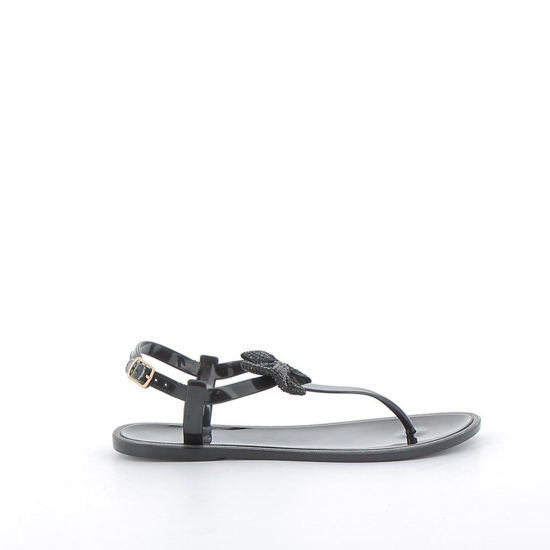 Immagine di MISS GLOBO- Sandalo infradito con fiocco strass e bordo in glitter