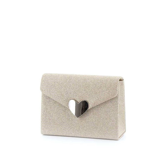 Immagine di MISS GLOBO- Mini bag glitterata con chiusura a cuore