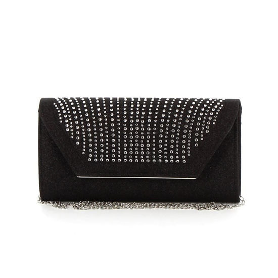 Immagine di DIVAS- Pochette lurex con strass su patta