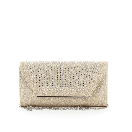 Immagine di DIVAS- Pochette lurex con strass su patta