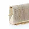 Immagine di MISS GLOBO- Pochette con plissée verticale e glitter su patta