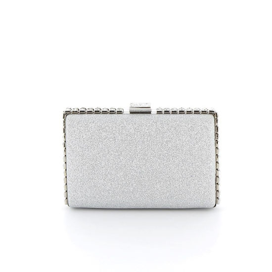 Immagine di DIVAS- Clutch lurex con bordo e chiusura gioiello