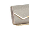 Immagine di DIVAS- Pochette lurex con bordo in metallo su patta