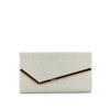 Immagine di DIVAS- Pochette lurex con bordo in metallo su patta