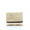Immagine di DIVAS- Pochette effetto metallizzato con patta lurex e strass