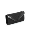 Immagine di DIVAS- Pochette lurex con fasce diagonali e strass su patta