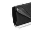 Immagine di DIVAS- Pochette lurex con fasce diagonali e strass su patta