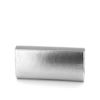 Immagine di DIVAS- Pochette effetto metallizzato e strass con patta lurex