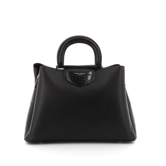 Immagine di DAVID JONES- Borsa due manici con dettagli cocco e tracolla rimovibile