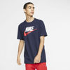 Immagine di NIKE - T-SHIRT MM NSW TEE BRAND MARK NAVY-WHITE