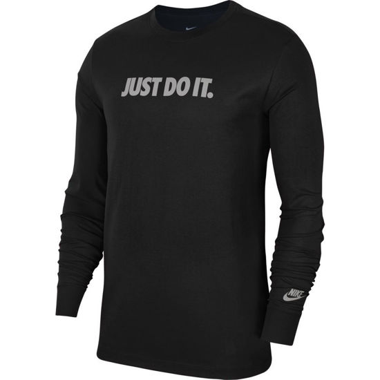 Immagine di NIKE - T-SHIRT ML NSW TEE JDI CUT OUT LBR BLK