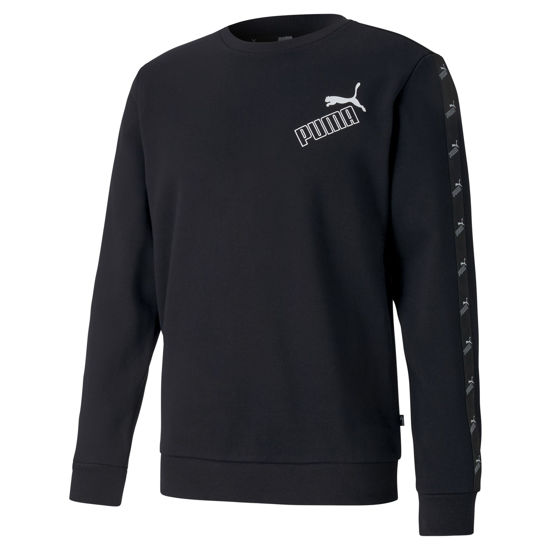 Immagine di PUMA - SWEAT AMPLIFIED CREW FL BLACK