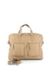 Immagine di SAMSONITE- Cartella in VERA PELLE con tasche frontali e scomparto porta pc fino a 14.1"