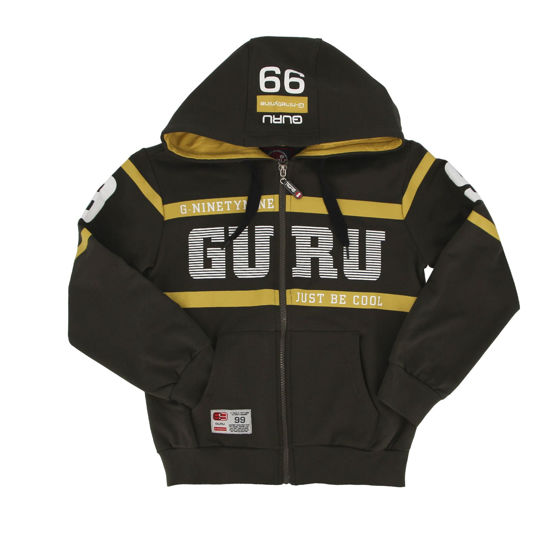 Immagine di GURU 99 - BOY FELPA FULL ZIP CAPPUCCIO